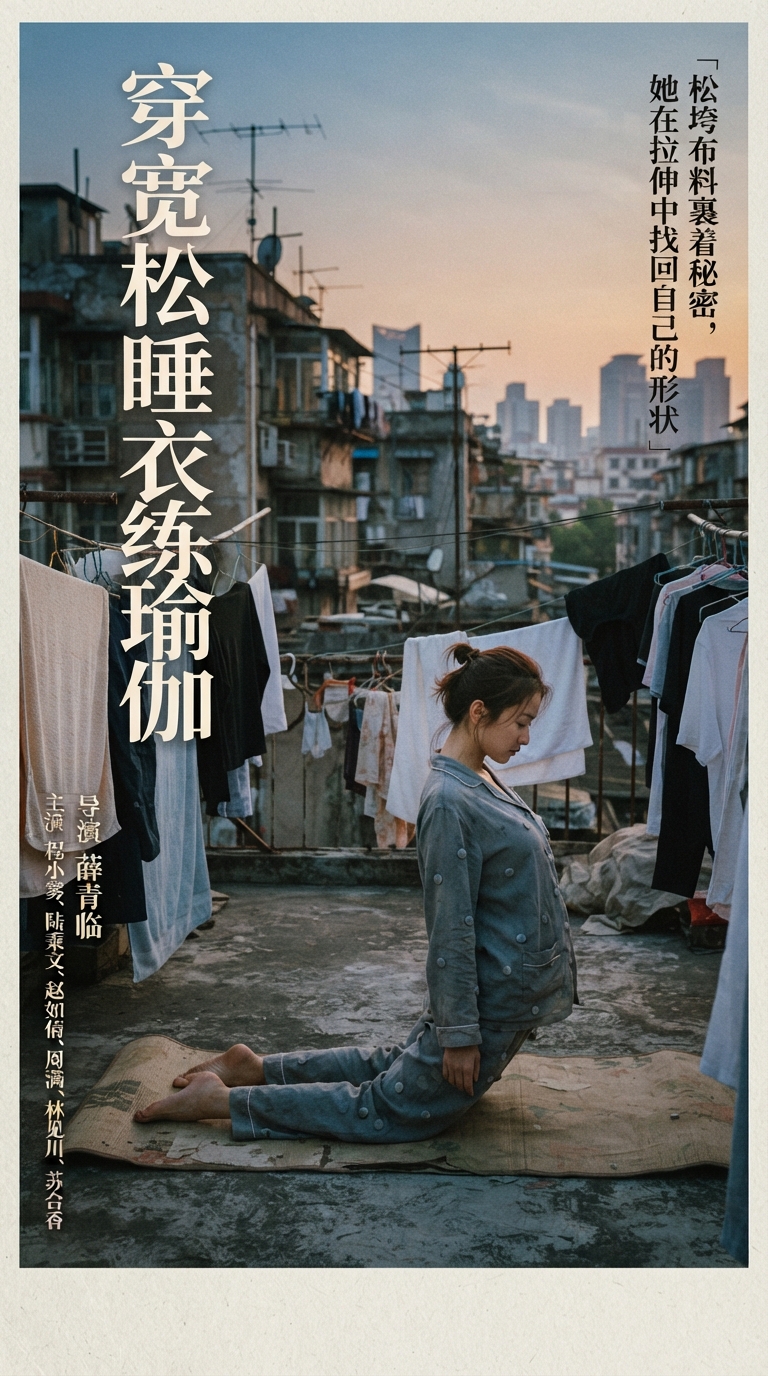 《穿宽松睡衣练瑜伽》海报
