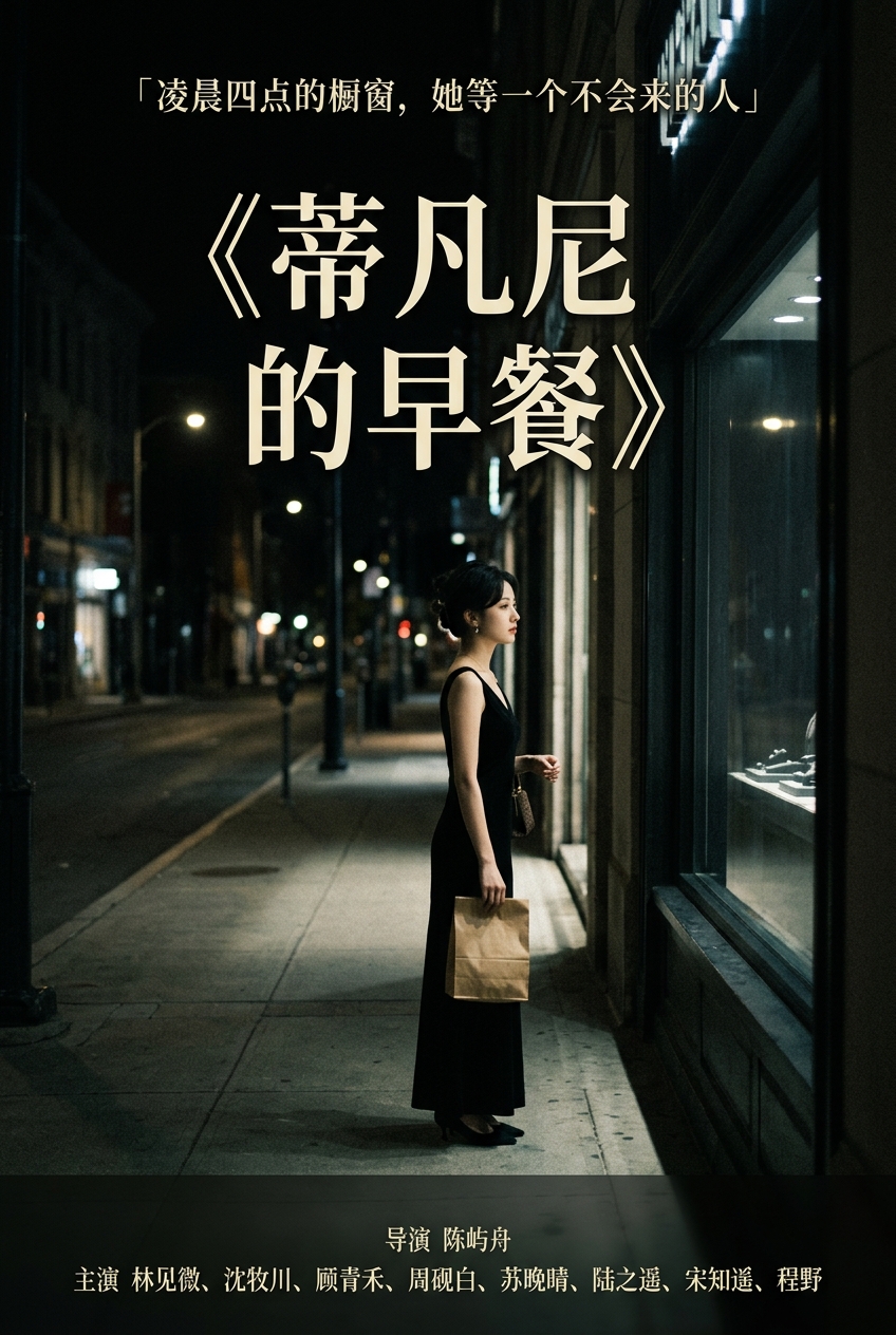 《蒂凡尼的早餐》主视觉海报