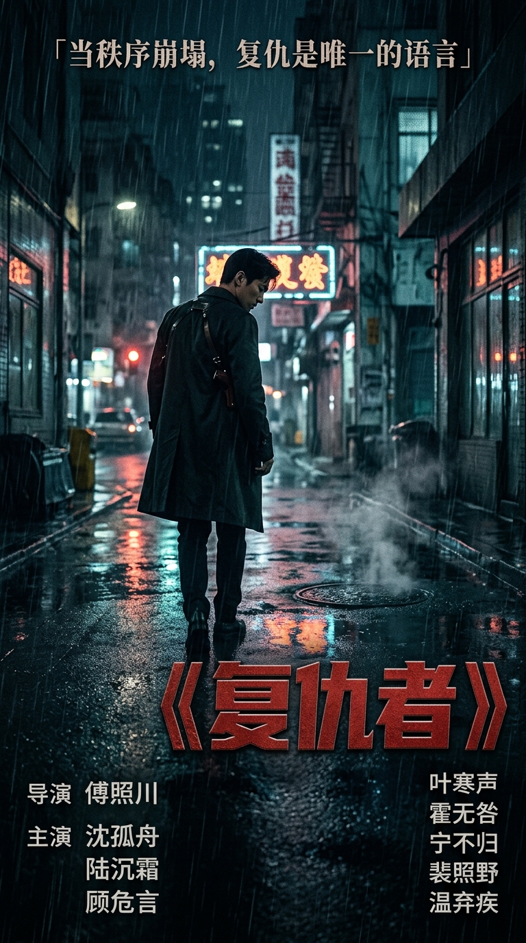 《复仇者》主海报