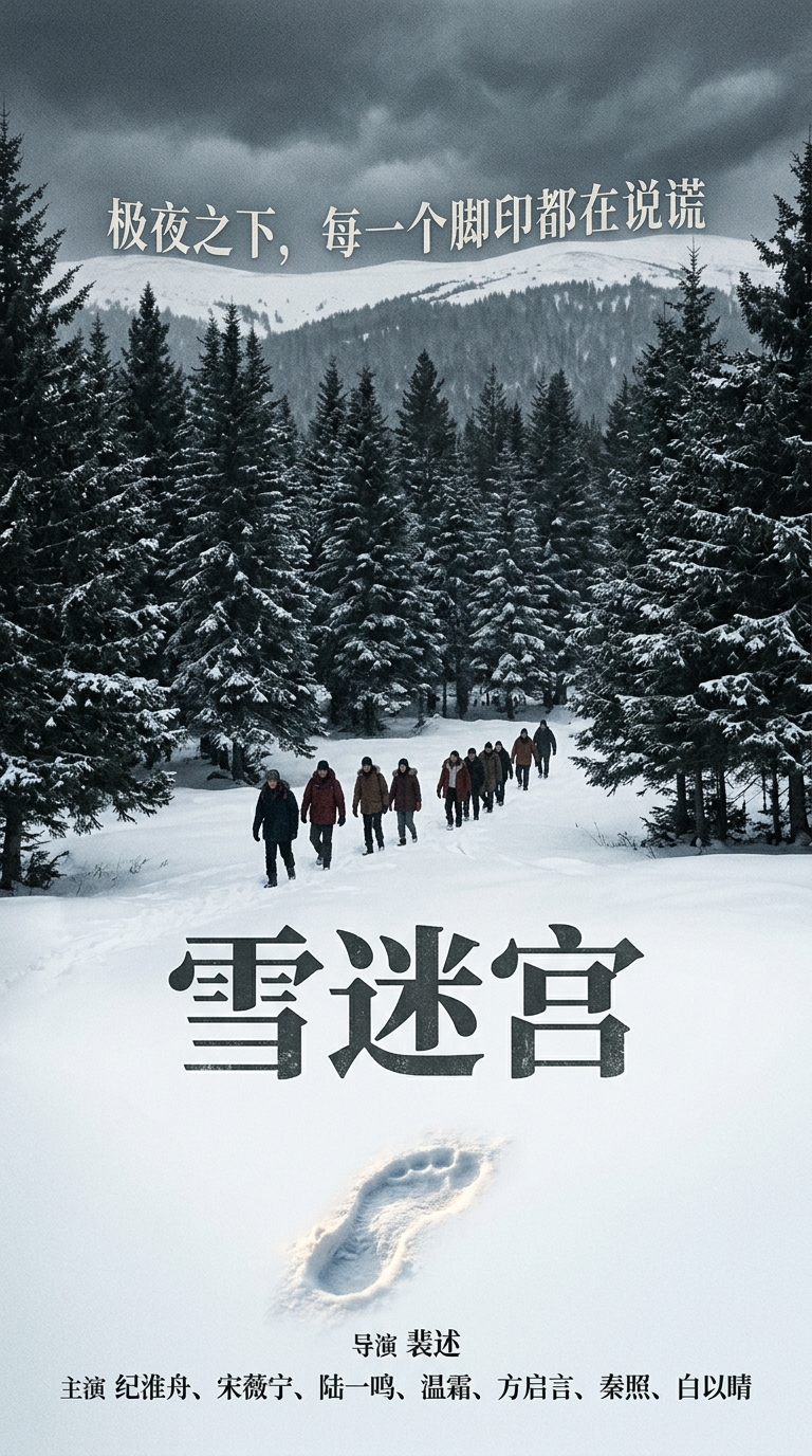 暴雪中的废弃气象站